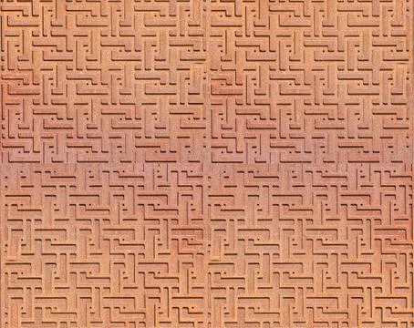 The Patterned metal abstract background. Selective focus Stock Photos