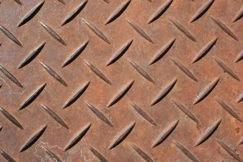 Patterned metal panel Stock Photos