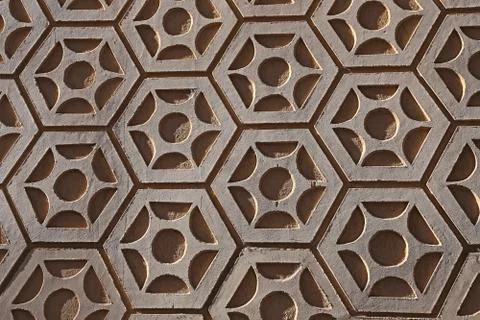 Patterned wall Stock Photos