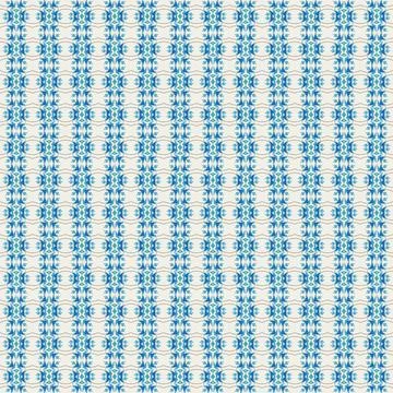 Patterned wallpaper-style design in bright azure, ocean mist, pale glacier, pear Stock-Illustration