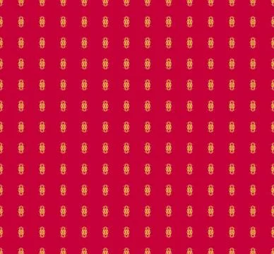 Patterned wallpaper-style design in caution yellow, blaze orange, crimson neon, Ilustração Stock