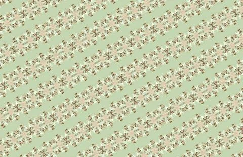 Patterned wallpaper-style design in dark walnut, bronze, gold leaf, warm tan, ci Stockillustratie