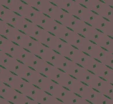 Patterned wallpaper-style design in dark moss, forest green, and sage grey,.. Stock Illustration