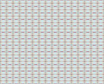 Patterned wallpaper-style design in dusty rose, pale gold, sage grey, slate blue Stock Illustration