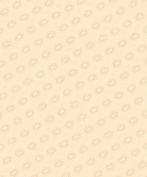 Patterned wallpaper-style design in happy morning dew tones with apricot ic.. Stock Illustration