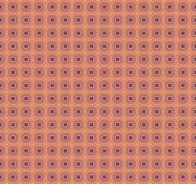 Patterned wallpaper-style design in mauve bean, strawberry syrup, peach foam, pa Stock Illustration