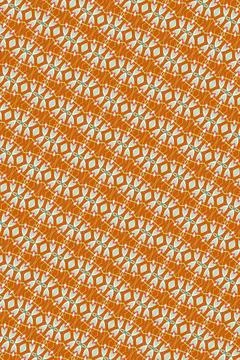 Patterned wallpaper-style design with ocean green, pale spruce, linen, burnt sie Stock Illustration