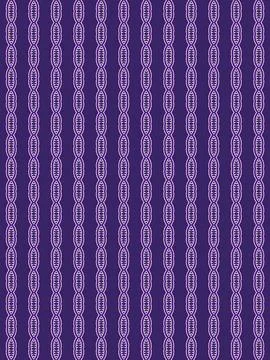 Patterned wallpaper-style design rendered in stardust, cosmic lilac, deep purple Stock Illustration