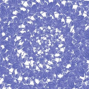 Pattern,pattern,botany,botanical print,flowers,lilies,bells,forest flowers,garde Stock Illustration