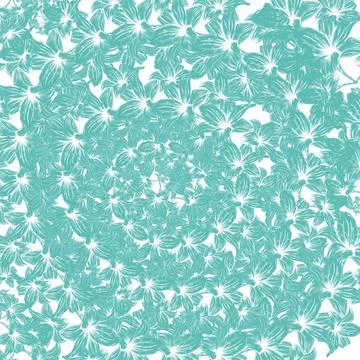 Pattern,pattern,botany,botanical print,flowers,lilies,bells,forest flowers,garde Stock Illustration