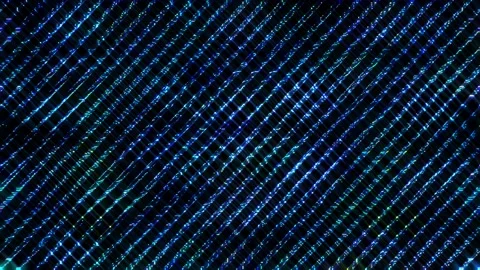 Patterns of abstract geometric luminous stripes in full color Stock Footage 172481101