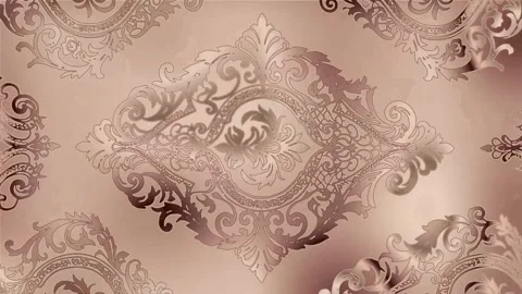 Patterns and designs on a decorative surface in a light color Stock Footage 342606241