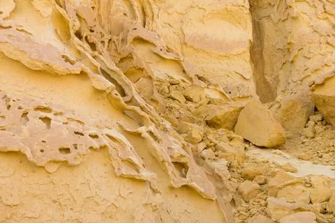 Patterns and forms shaped by the wind erosion. Wadi al-Hitan ? the Whale V... 写真素材