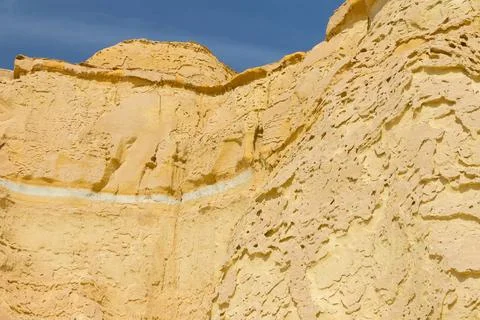 Patterns and forms shaped by the wind erosion. Wadi al-Hitan ? the Whale V... 写真素材