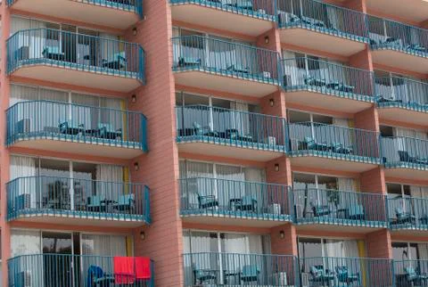 Patterns and lines in a building Stock Photos