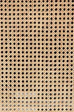 Patterns and structures of woven raffia Stock Photos
