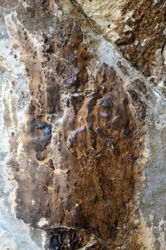 Patterns and textures of a rock wall Stock Photos