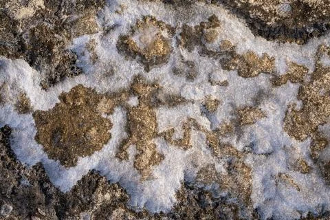 Patterns and textures of a rock wall Stock Photos