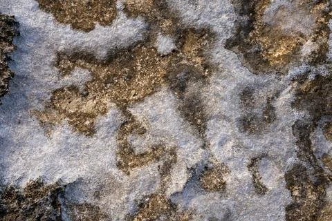 Patterns and textures of a rock wall Stock Photos
