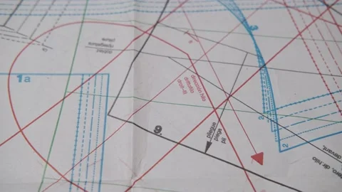 Patterns of clothing located on drawings, template plan Stock Footage 147739792