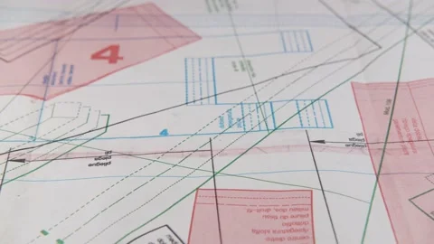 Patterns of clothing located on drawings, template plan Видео 148164012