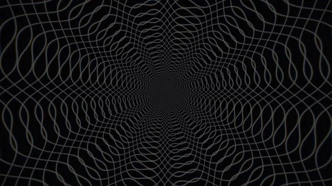 Patterns create depth in a black background Stock Footage 337234004