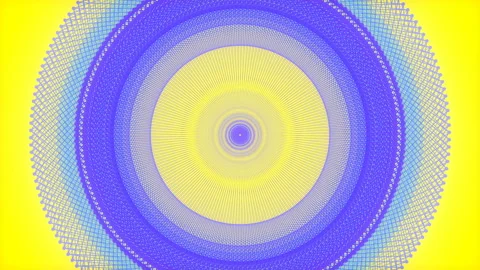 Patterns created by digital loop animated wire structure. 3d rendering 4K Stock Footage 232767796