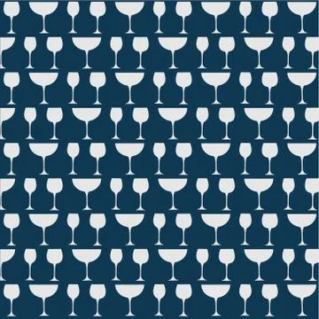 Patterns design with Juice and glasses. Stock Illustration