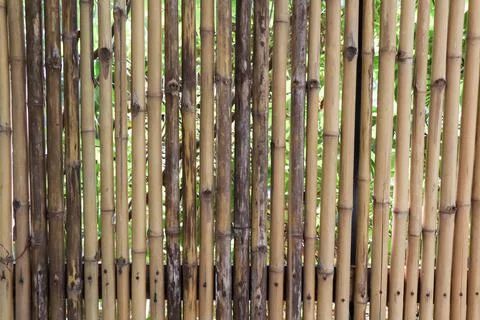 Patterns on dry bamboo sheets Stockfoto's