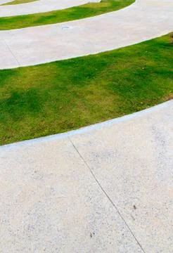 Patterns on the floor Foto stock