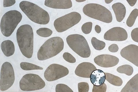 Patterns on the floor Stock Photos