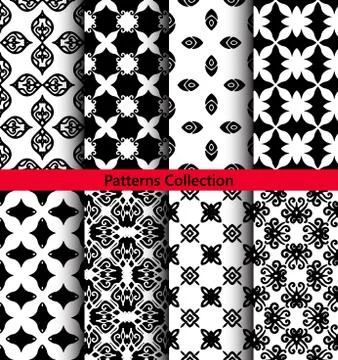 Patterns Floral Abstract Hand Drawn Stock Illustration