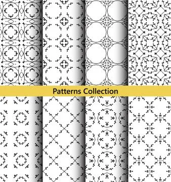 Patterns Floral Hand Drawn Stock Illustration