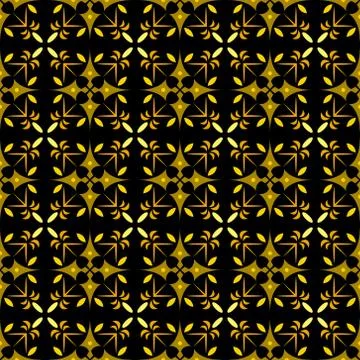 Patterns with flowers and abstract decorative elements design Stock Illustration