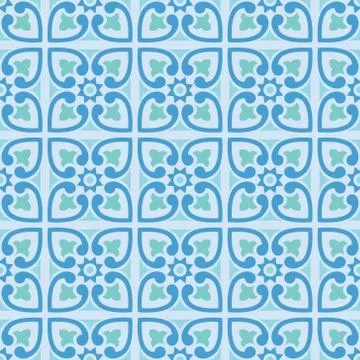 Patterns with flowers and abstract decorative elements design Stock Illustration