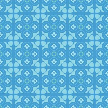 Patterns with flowers and abstract decorative elements design Stock Illustration