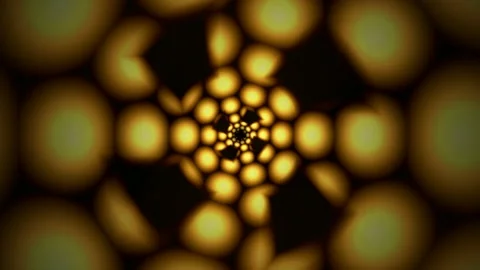 Patterns of light swirl in a dark background Stock Footage 331677827