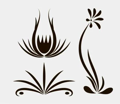 Patterns with lines Stock Illustration