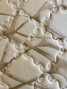 Patterns on a mattress Stock Photos