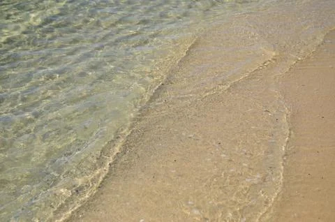 Patterns of movement of water in the pool. 库存照片