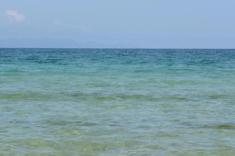 Patterns of movement of water in the pool. Stock Photos