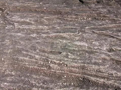 Patterns of rock caused by corrosion. Stock Photos