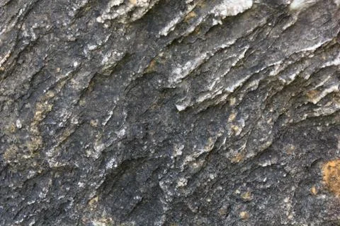 Patterns of rock caused by corrosion. Stock Photos