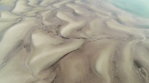 Patterns in the sand Stock Footage 148276126