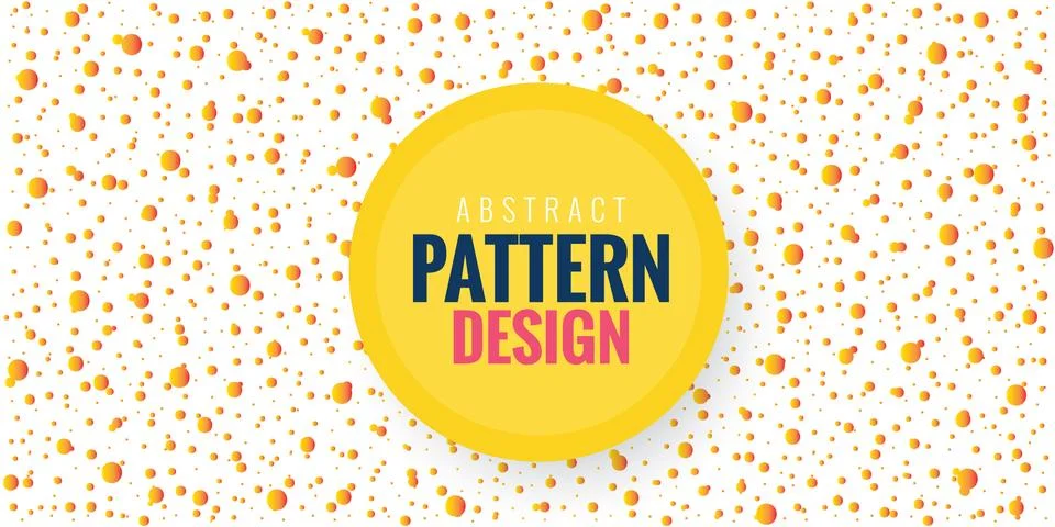 Patterns Seamless Polka Dots Set Beige Background Stock Illustration