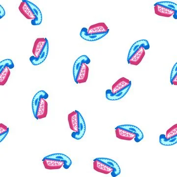 Patterns sewing isometric icon seamless pattern Stock Illustration
