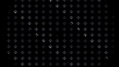Patterns of shapes on dark create a striking visual effect Stock Footage 339372996