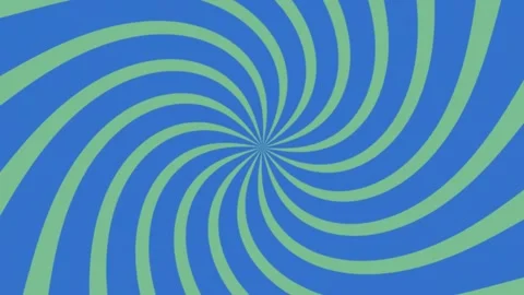 Patterns spin and twist in a blue background, creating a dynamic look Stock Footage 341756952
