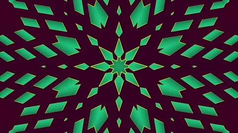 Patterns Stars Circles Kaleida Stock Footage 72869892