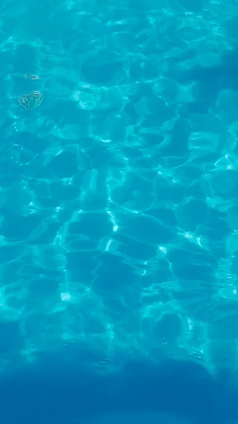 Patterns of sunlight on the surface of the pool Stock Footage 262994339